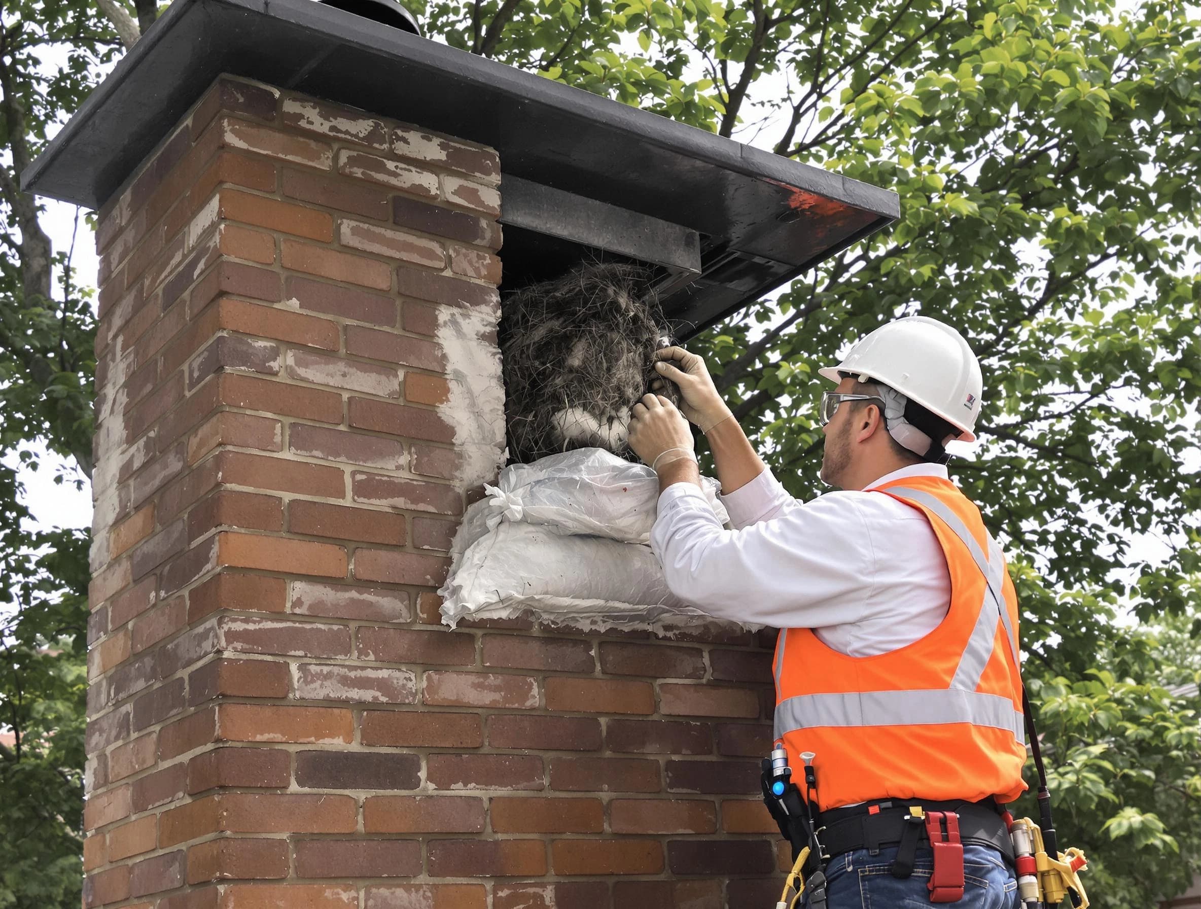 Humane removal of debris and animals by Center Point Chimney Sweep in Center Point, AL