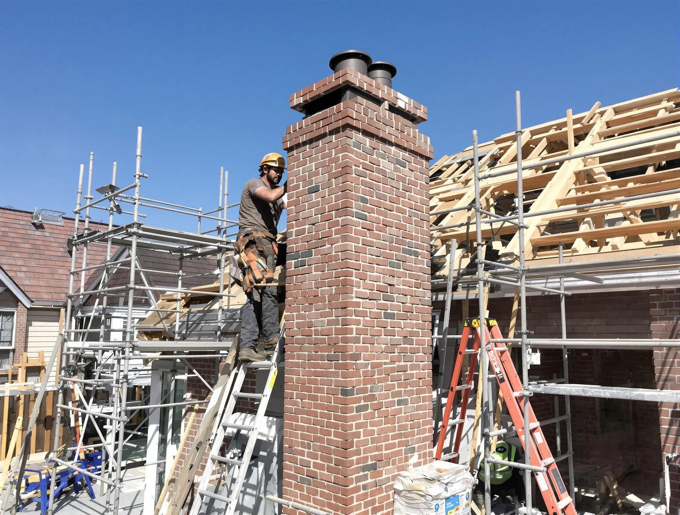 New chimney installation completed by Center Point Chimney Sweep in Center Point, AL