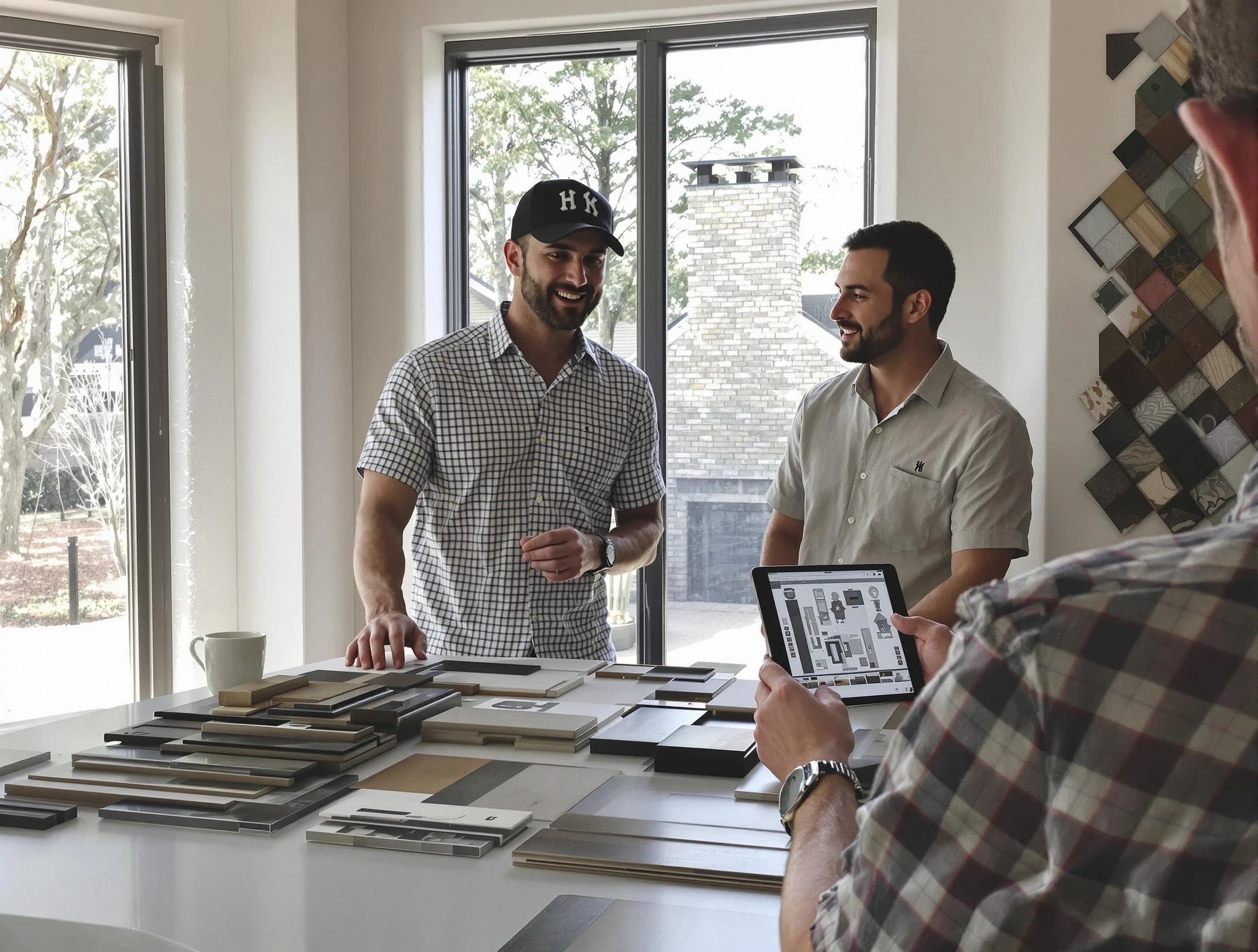 Center Point Chimney Sweep remodeling a chimney and fireplace in Center Point, AL