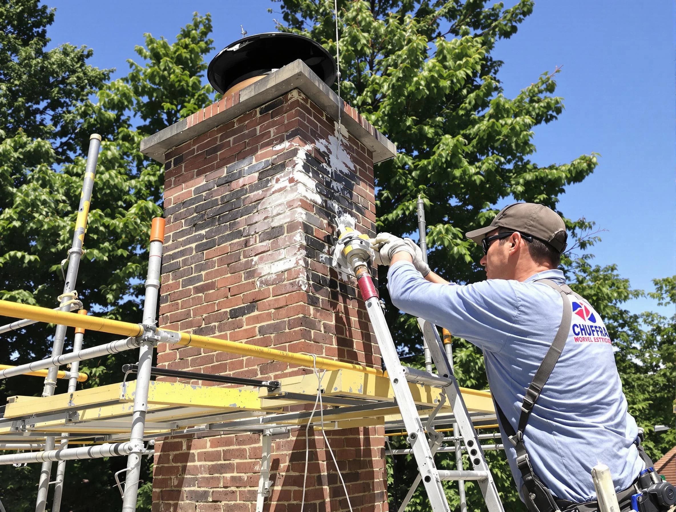 Structural chimney repair by Center Point Chimney Sweep in Center Point, AL