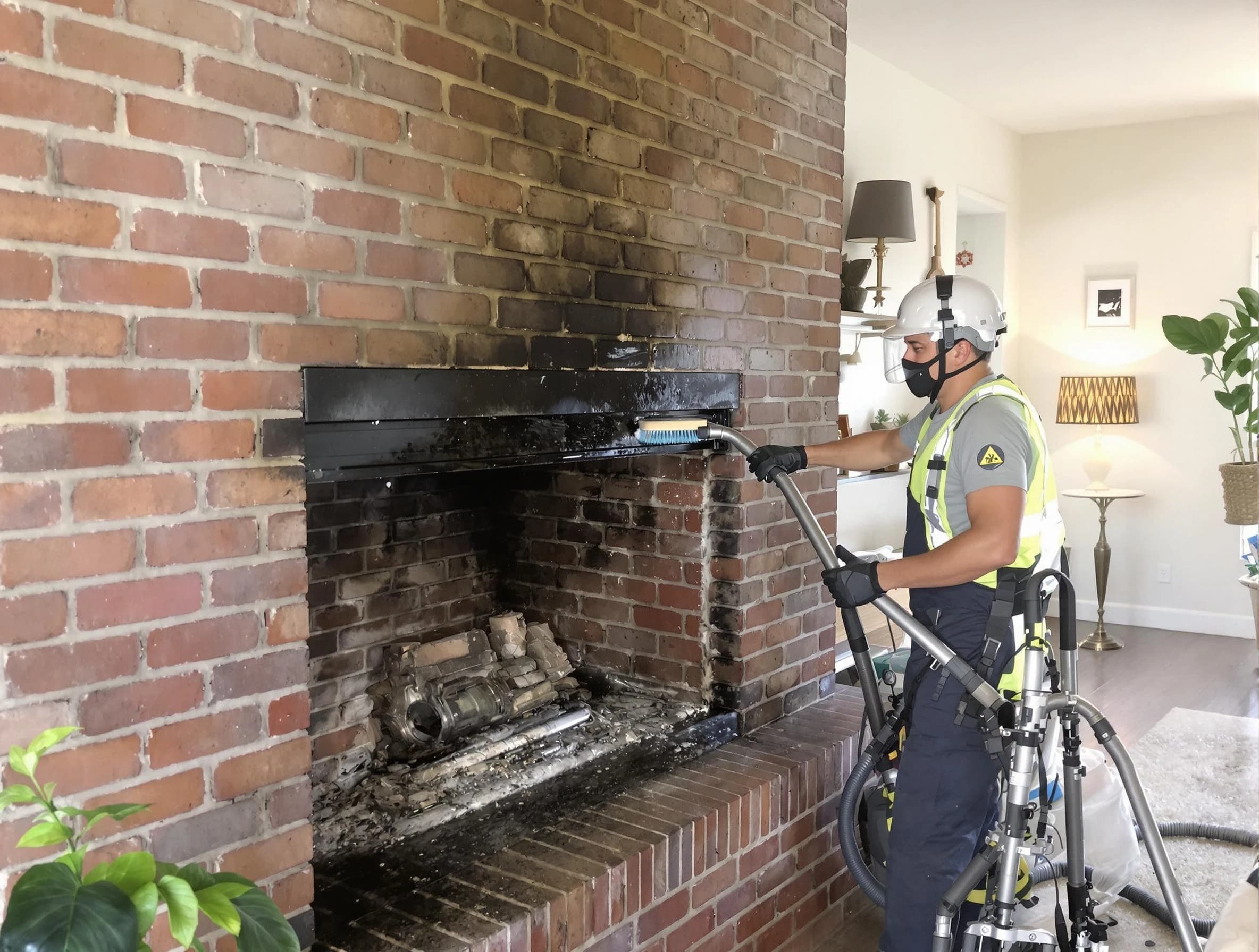 Center Point Chimney Sweep providing fireplace cleaning services in Center Point, AL