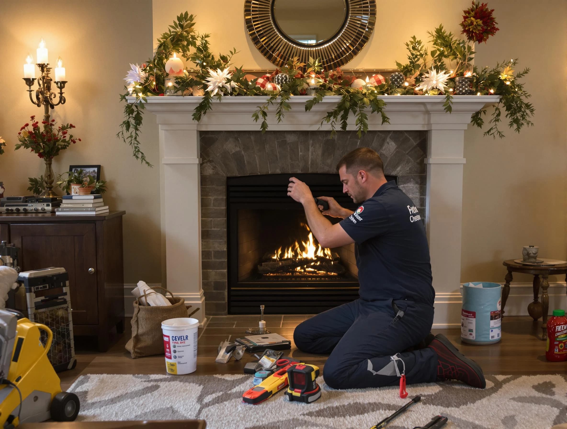 Center Point Chimney Sweep offering fireplace maintenance services in Center Point, AL