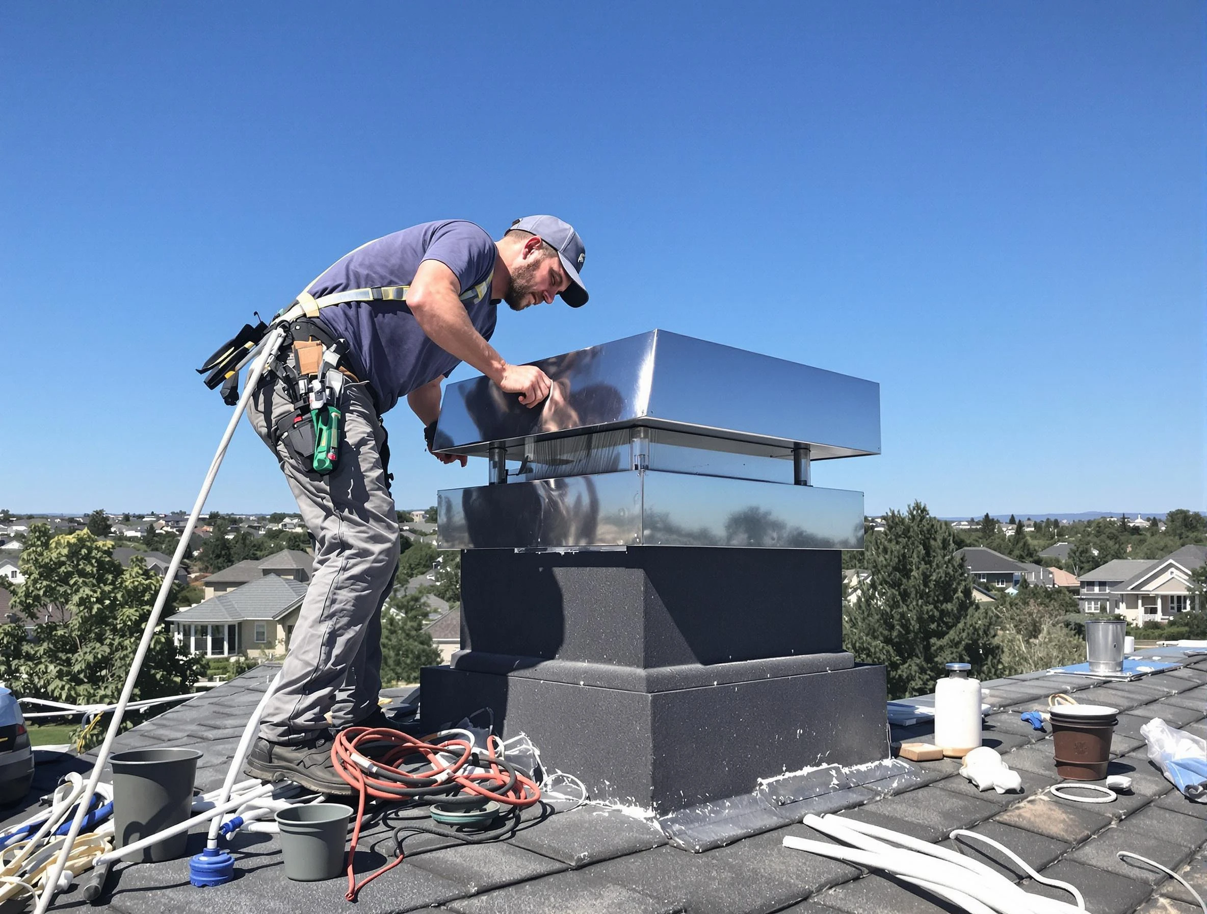 Chimney Cap Services in Center Point