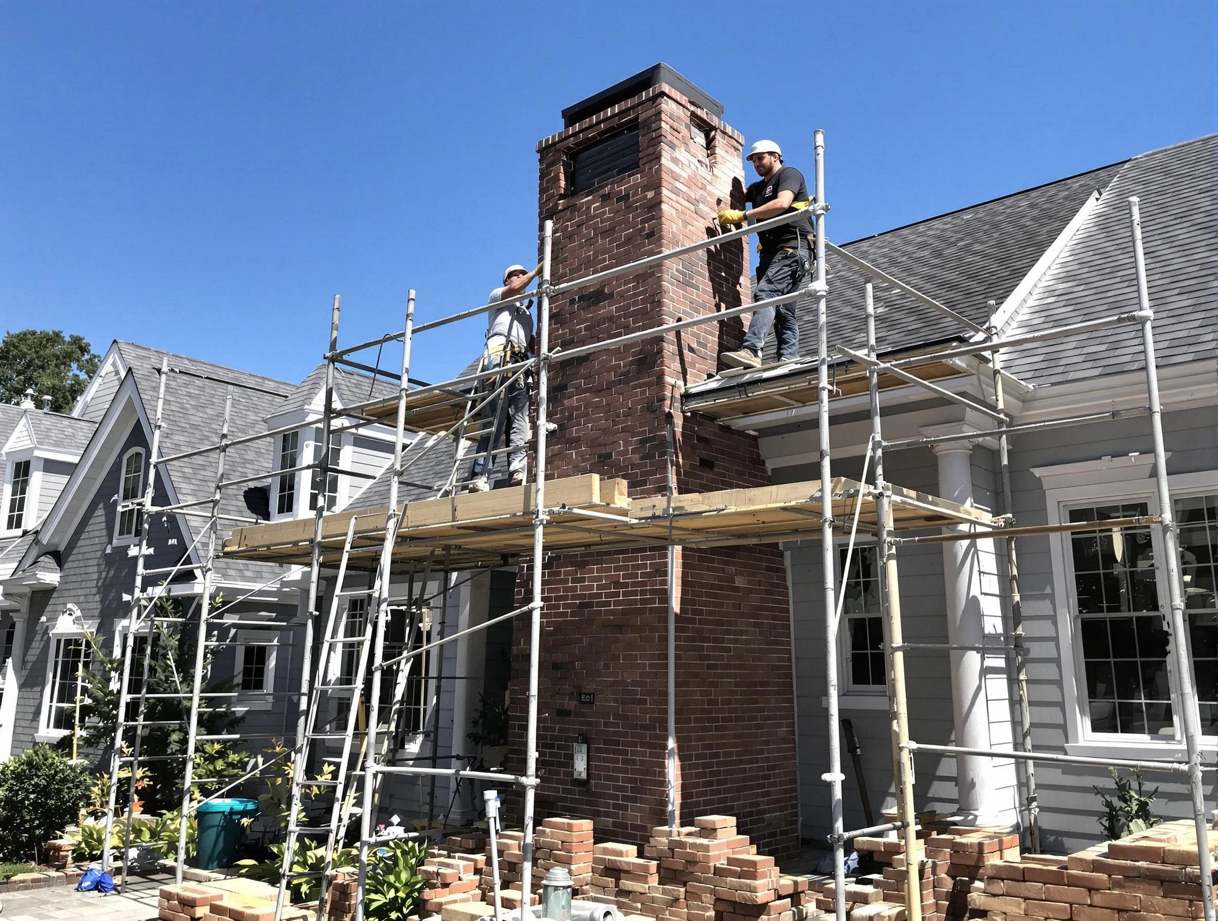 Chimney Rebuilding in Center Point