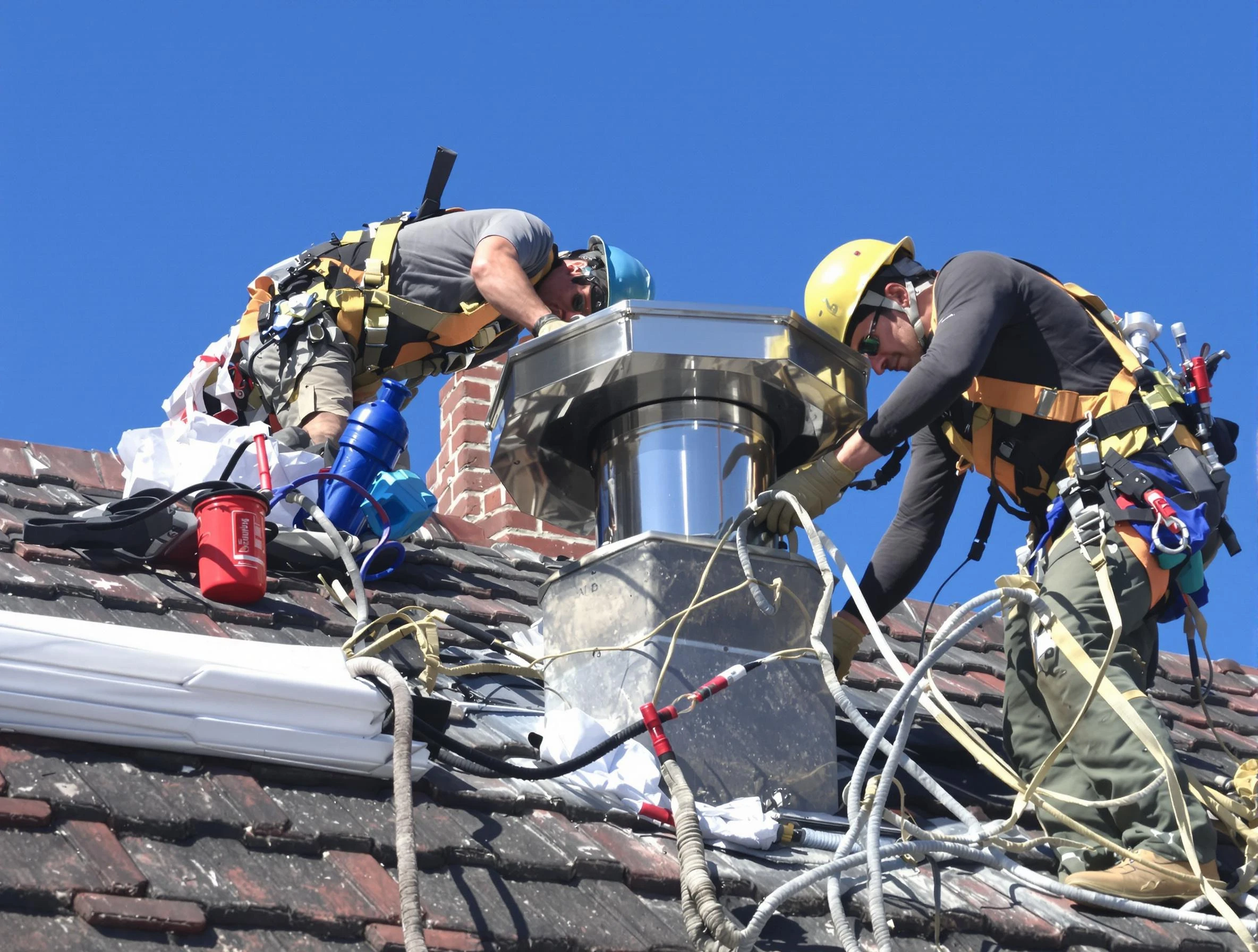 Protective chimney cap installed by Center Point Chimney Sweep in Center Point, AL