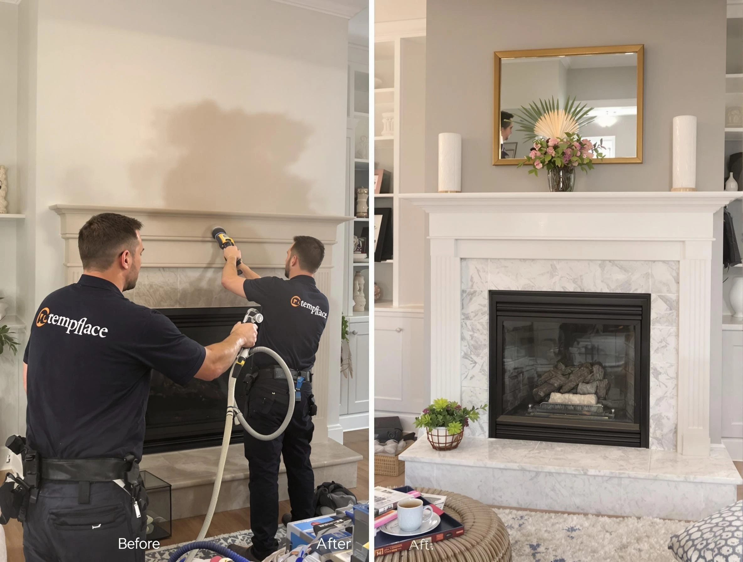 Professional soot removal by Center Point Chimney Sweep team in Center Point, AL